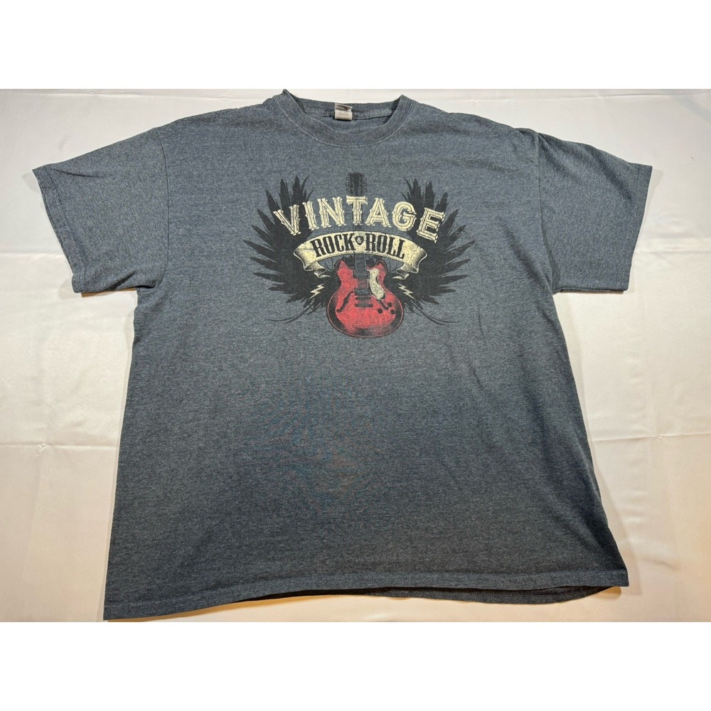 Men's Vintage Rock And Roll Shirt Size XL